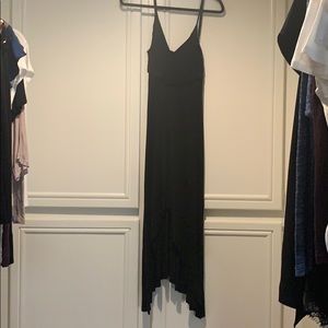 Black maxi dress